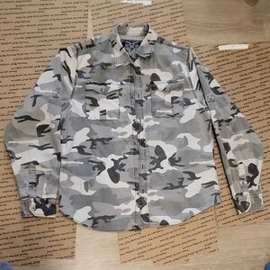 Elementz Gray Camouflage Shirt